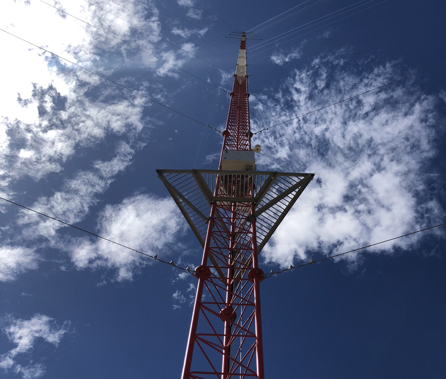 Torre de medición de vientos